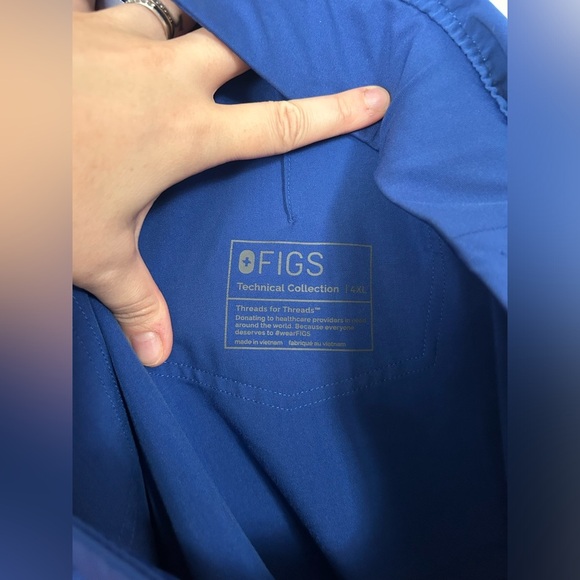 BNWOT Winning Blue High Waisted Zamora Jogger Scrub Pants Size 4XL - Picture 11 of 11